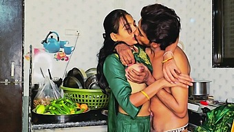 The indian girl called me to the kitchen, it was extremely hot.