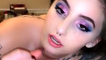 Amateur brunette babe gets her pussy eaten in intense pov action