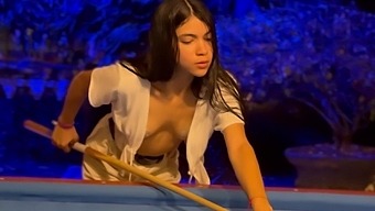 A girl was fucked by a muscular guy after the party